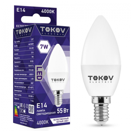 TOKOV ELECTRIC TKE-C37-E14-7-4K