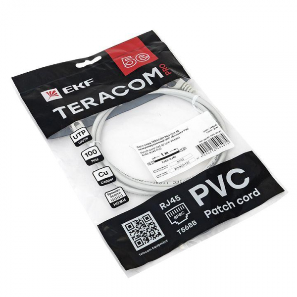 EKF TRP-5EUTP-PVC-1M-GY